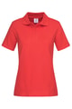 Dames Poloshirt Stedman ST3100 scarlet red